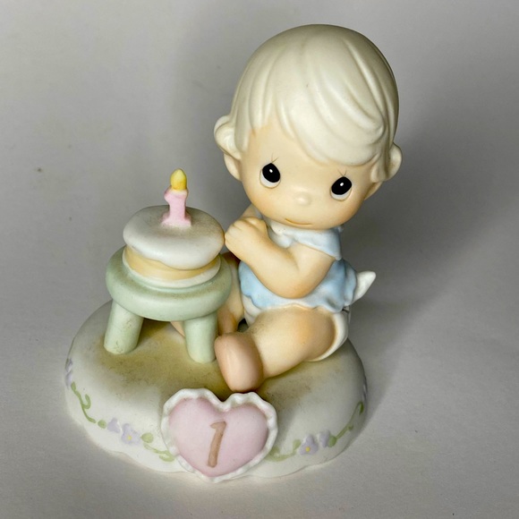 Vintage Precious Moments Growing in Grace Age 1 Blonde from the 90’s - Picture 1 of 5